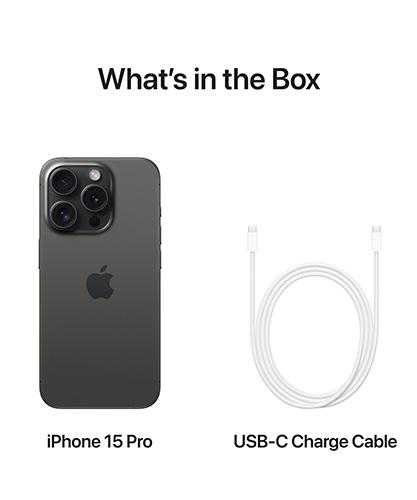 iPhone 15 Pro Black Titanium what's in the box