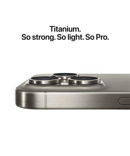 Smartphone apple iphone 15 pro 512gb/ 6.1'/ 5g/ titanio natural