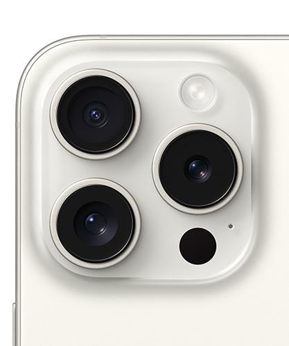 iPhone 15 Pro White Titanium camera