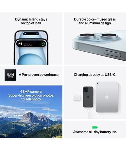 iPhone 15 Yellow features