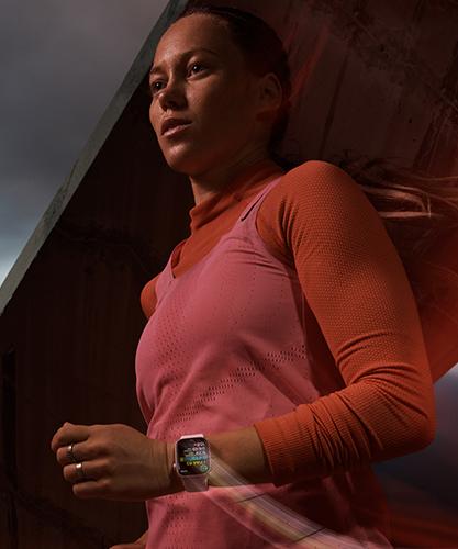 Apple Watch Series 9 running