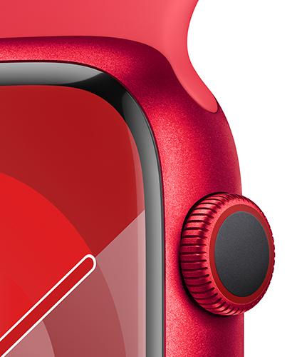 Apple Watch Series 8 [GPS 45mm] Smart Watch w/ (Product) RED Aluminum Case  with (Product) RED Sport Band - M/L. Fitness Tracker, Blood Oxygen & ECG