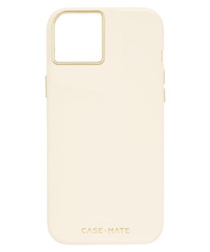 Silicone MagSafe Case for Apple iPhone 15 Plus - Beige