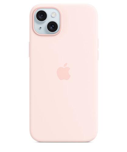 Apple iPhone 15 Plus Silicone Light Pink Case