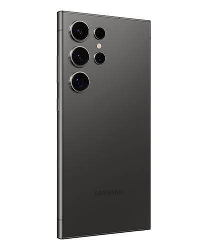 Samsung Galaxy S24 Ultra - Titanium Black - Back Left 30