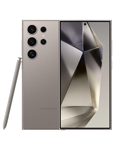 Samsung Galaxy S24 Ultra - Titanium Gray - 2 Up Pen