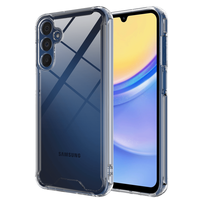 Clear AMPD phone case for the Samsung Galaxy A15