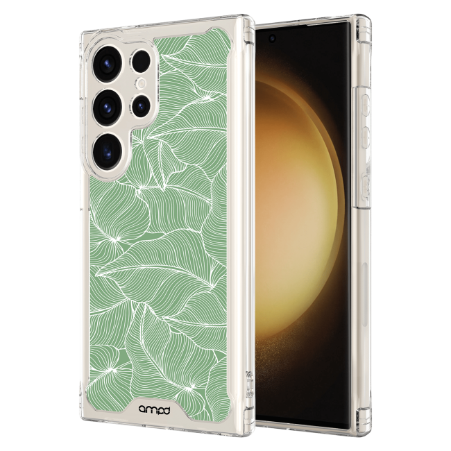 Green AMPD Palm phone case for the Samsung Galaxy S24 Ultra