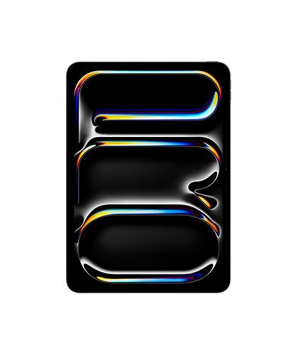 The 11 inch iPad Pro in Space Black viewed from the front.