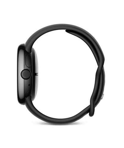 Google Pixel Watch 3 viewed from side.