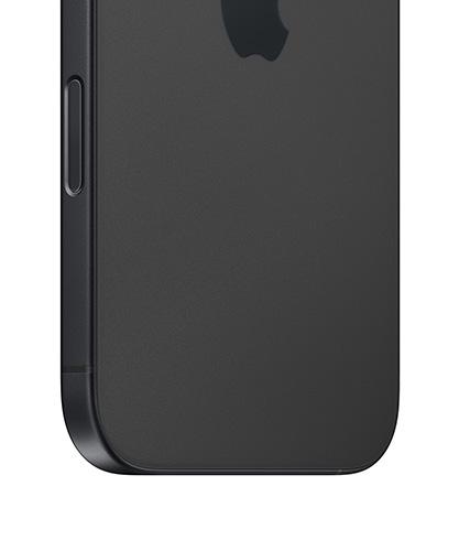 A closeup of the iPhone 16 Plus from the back.
