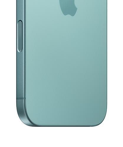 A closeup of the iPhone 16 Plus from the back.