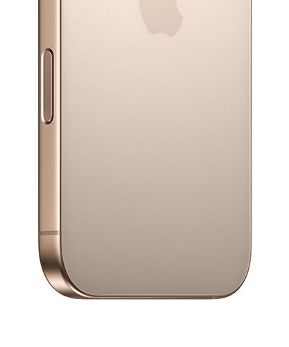 A closeup of the iPhone 16 Pro Max from the back.