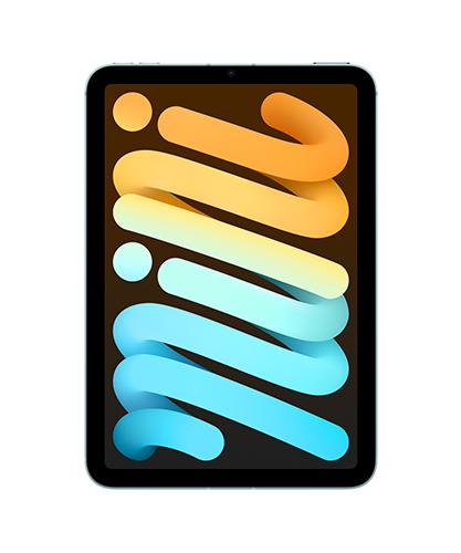 The iPad mini viewed from the front.