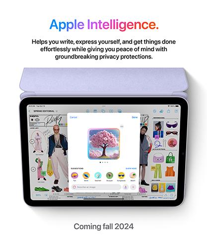 The iPad mini with Apple Intelligence.
