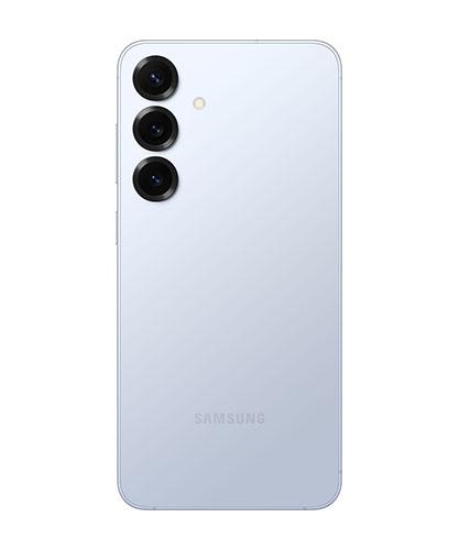 The Galaxy S25+ viewed from the back.