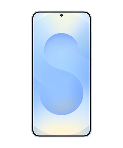 The Galaxy S25+ viewed from the front.