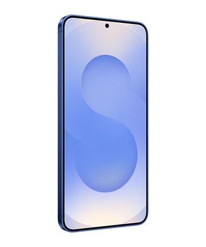 The Galaxy S25+ viewed from the front at an angle.