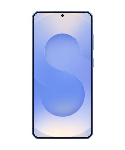 The Galaxy S25+ viewed from the front.