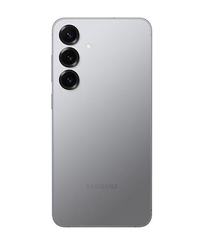 The Galaxy S25+ viewed from the back.