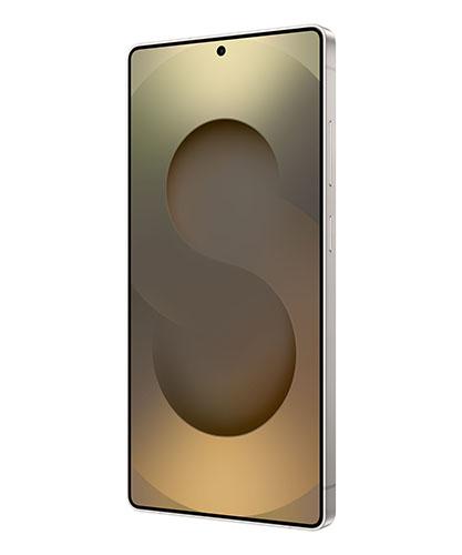 The Galaxy S25 Ultra viewed from front at an angle.