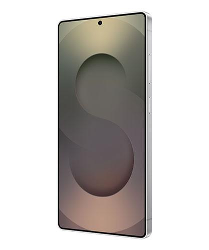 The Galaxy S25 Ultra viewed from front at an angle.