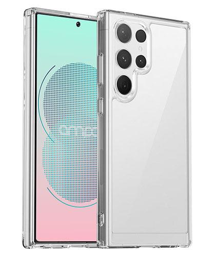 Clear case with magnetic ring for the Galaxy S25 in clear.