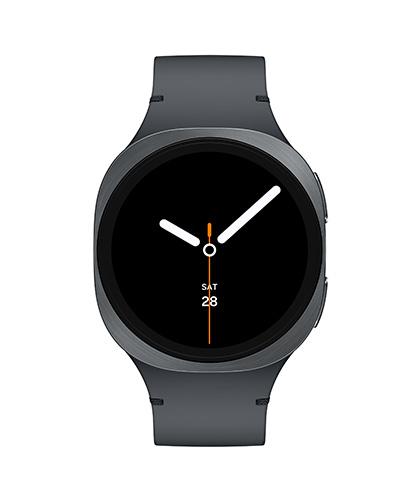 The Galaxy Watch8 viewed from the front.