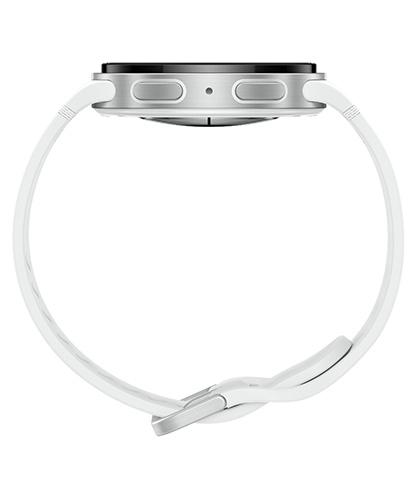 The Galaxy Watch8 viewed from the side.