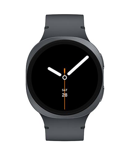 The Galaxy Watch8 viewed from the front.