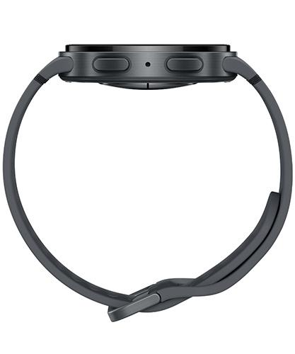 The Galaxy Watch8 viewed from the side.