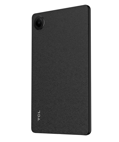 The TCL Tab8 Gen 2 viewed from the back at an angle.
