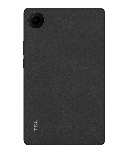 The TCL Tab8 Gen 2 viewed from the back.