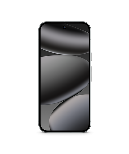 The Pixel 10 Pro viewed from the front.