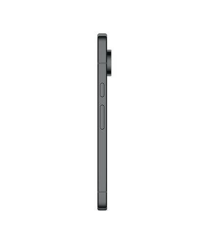 The Pixel 10 Pro viewed from the side.