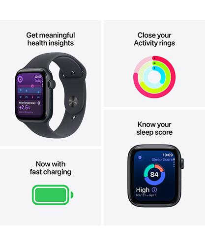 Watch SE 3 GPS + Cellular 40mm Midnight Aluminum Case with