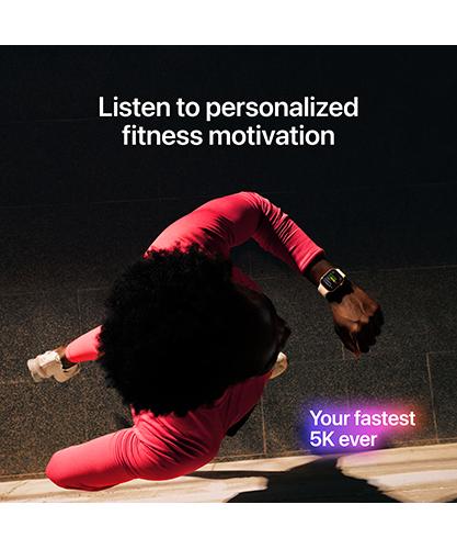 Listen to personalized fitness motivation.