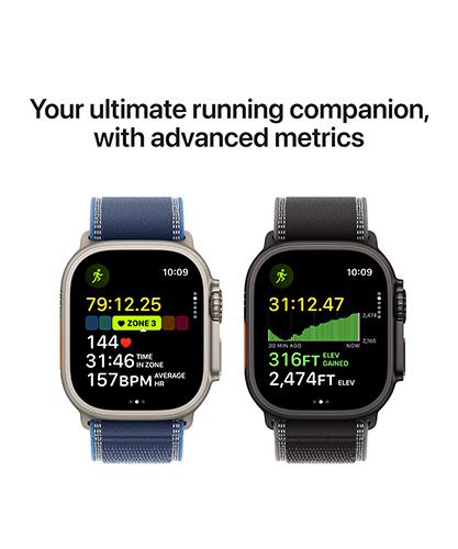 Apple Watch activity metrics.
