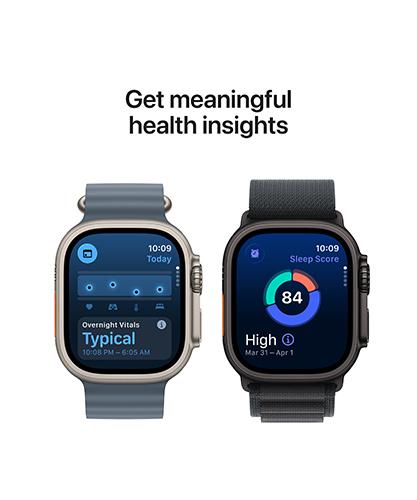 Apple Watch Ultra health insights.