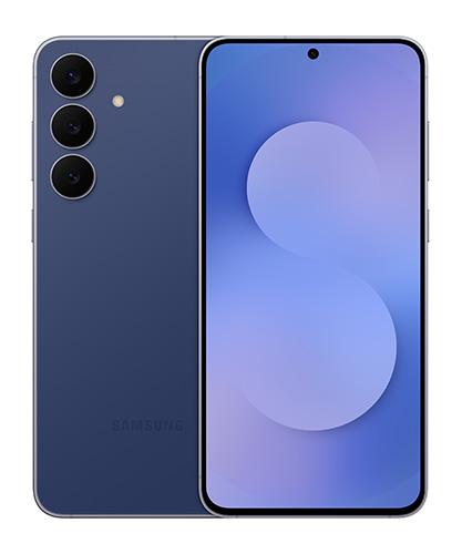 The Samsung Galaxy S25 FE viewed side by side to show the front and back.