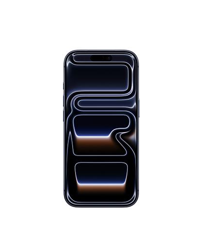 The iPhone 17 Pro viewed from the front.