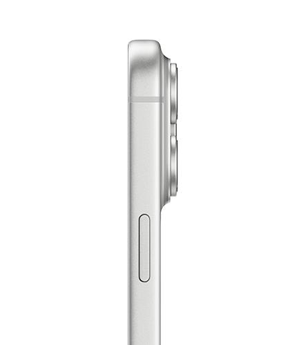 The iPhone 17 Pro Max viewed from the side.