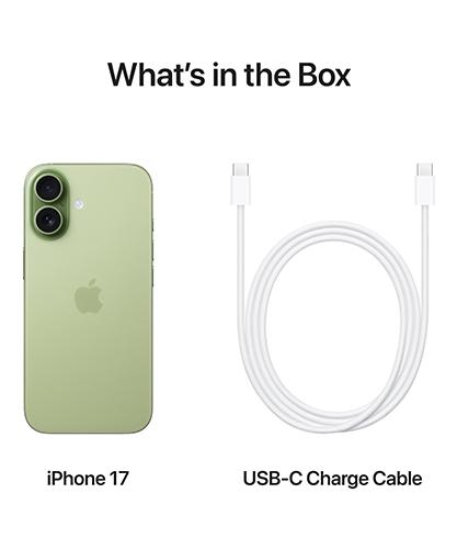 What's in the box: iPhone 17.