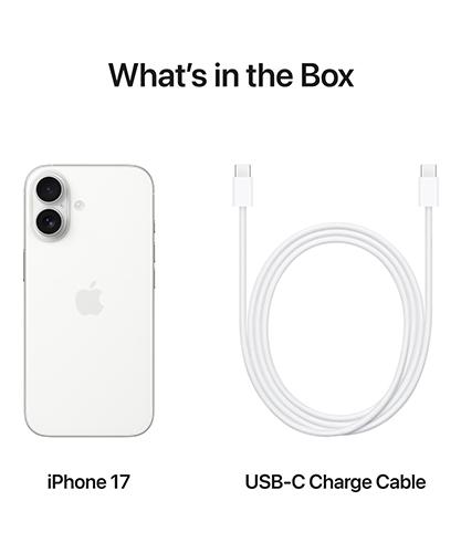 What's in the box: iPhone 17.