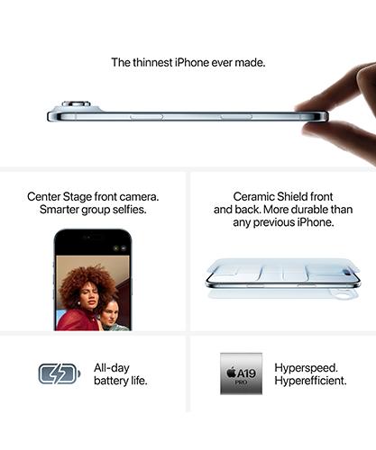 Apple iPhone Air 256GB Sky Blue | Cellcom