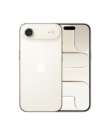 The iPhone Air viewed side by side to show the front and back of the phone.