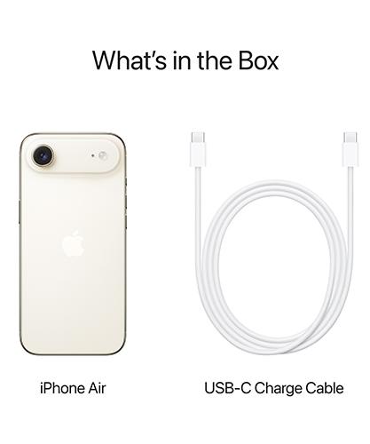 What's in the box: iPhone Air.