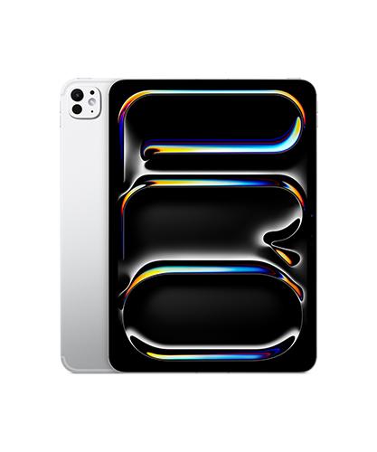 The iPad Pro 11&quot; M5 viewed from the front and showing the cameras on the back.