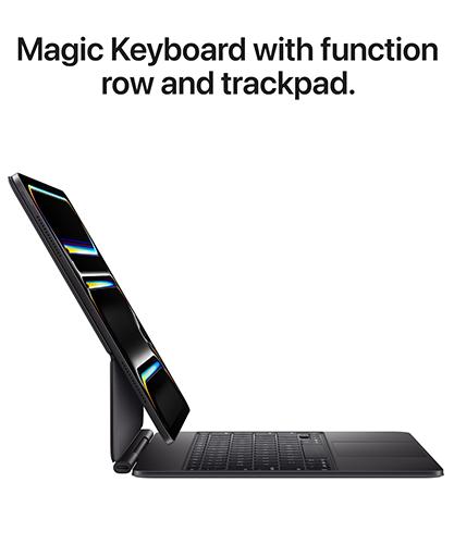 Magic Keyboard with function row and trackpad.