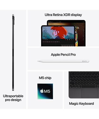 Features of the iPad Pro M5.